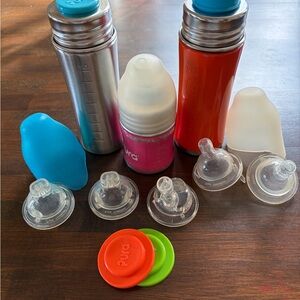 Colorful Stainless Steel Baby Bottle Set